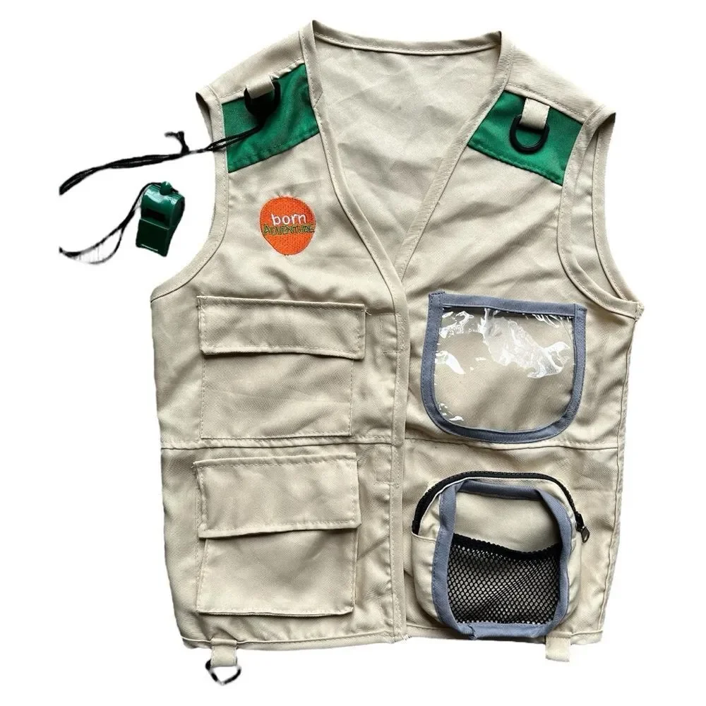 Bundle of Kids Costumes Gardener Apron and Explorer Learn Drama Play Early Years